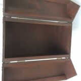 Old doctor wooden suitcase