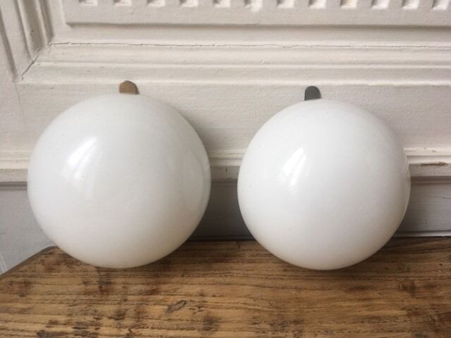 Pair of vintage ceiling lamps