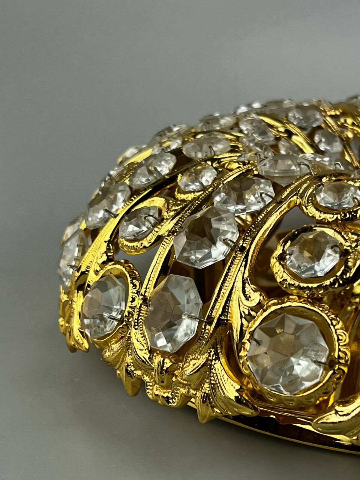 60s 70s lamp Peris Andreu S.A. Riper Plafoniere ceiling lamp Brass Glass