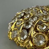 60s 70s lamp Peris Andreu S.A. Riper Plafoniere ceiling lamp Brass Glass