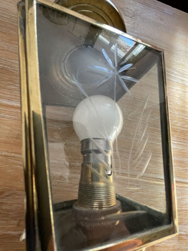 Ancient copper lantern