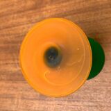 Glass vase from the Italian Satinato series attributed to Carlo Moretti, 1970s.