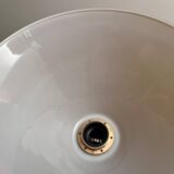 Caramel-colored opaline glass pendant light