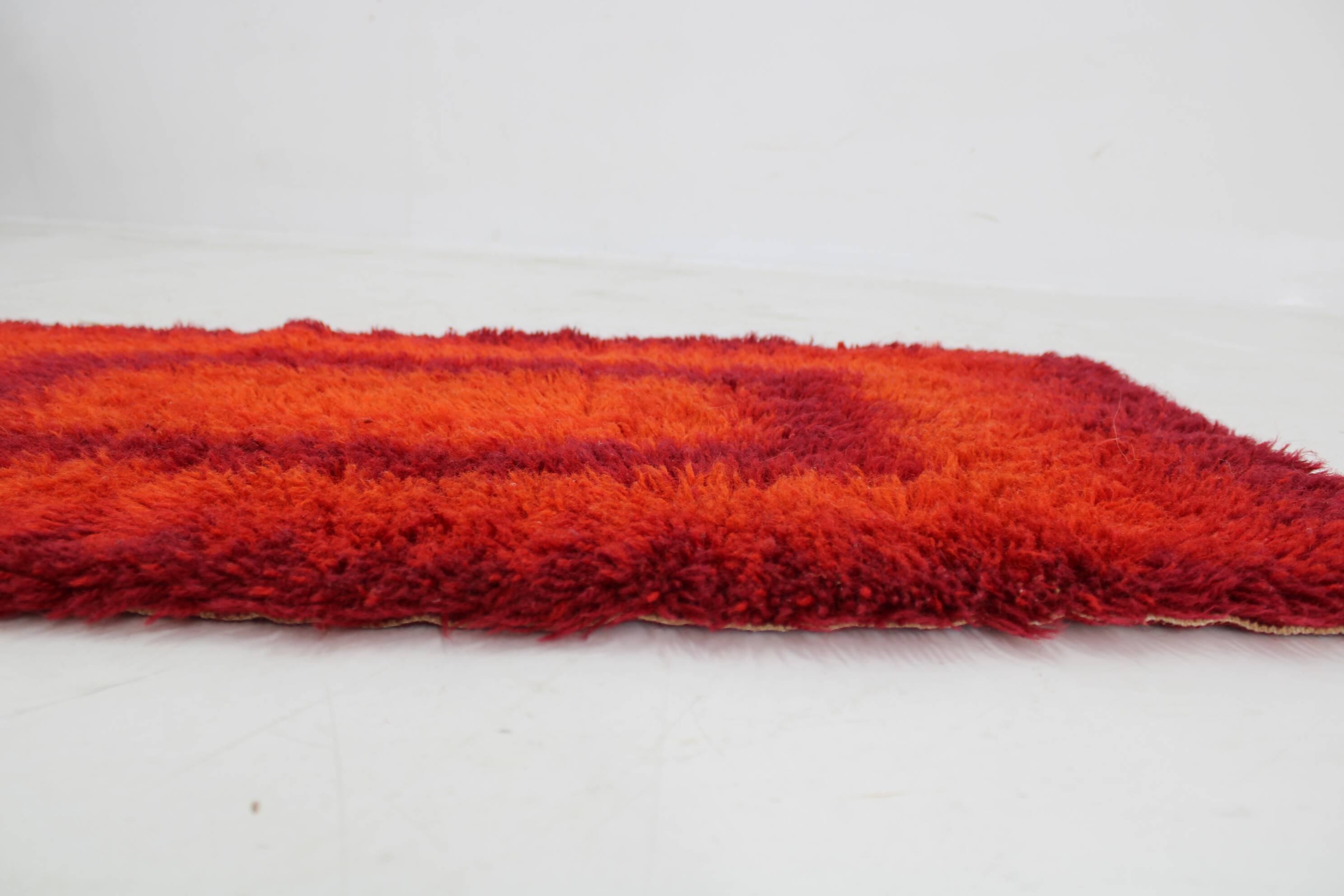 1970s Small Danish Abstract Wool Rug