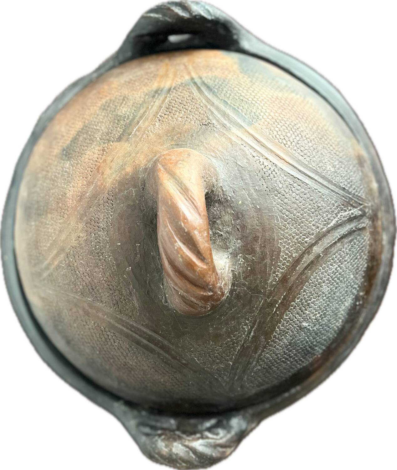 Abron Terracotta Bowls with Clay Lid - African Bowl