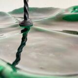 Vintage Glazed Ceramic Barbotine Dish