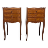 Pair of Louis XV style bedside tables
