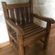 Wooden armchair for children