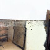 Art Deco style mirror in carved wood