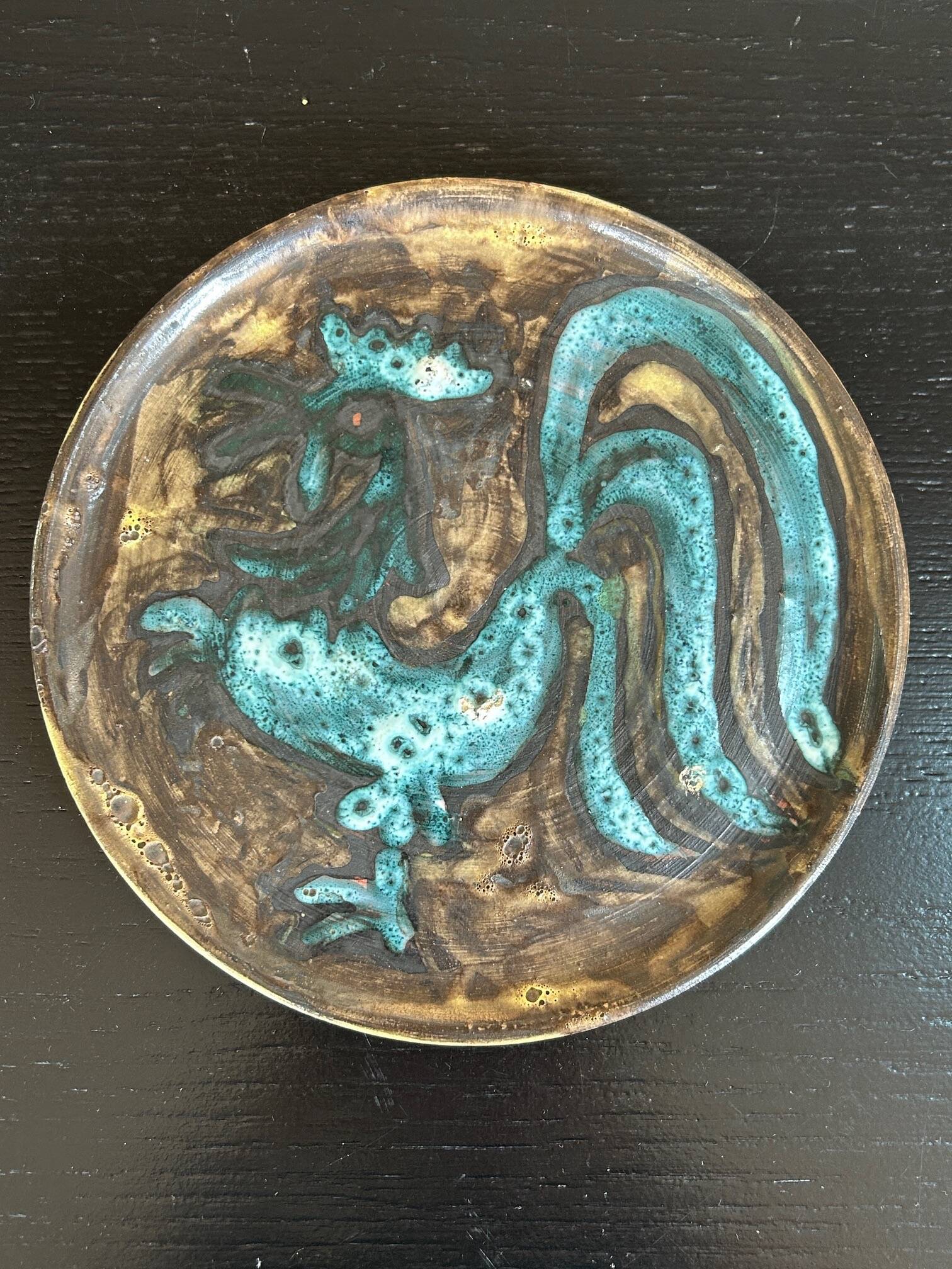 Jean Busson ceramic plate