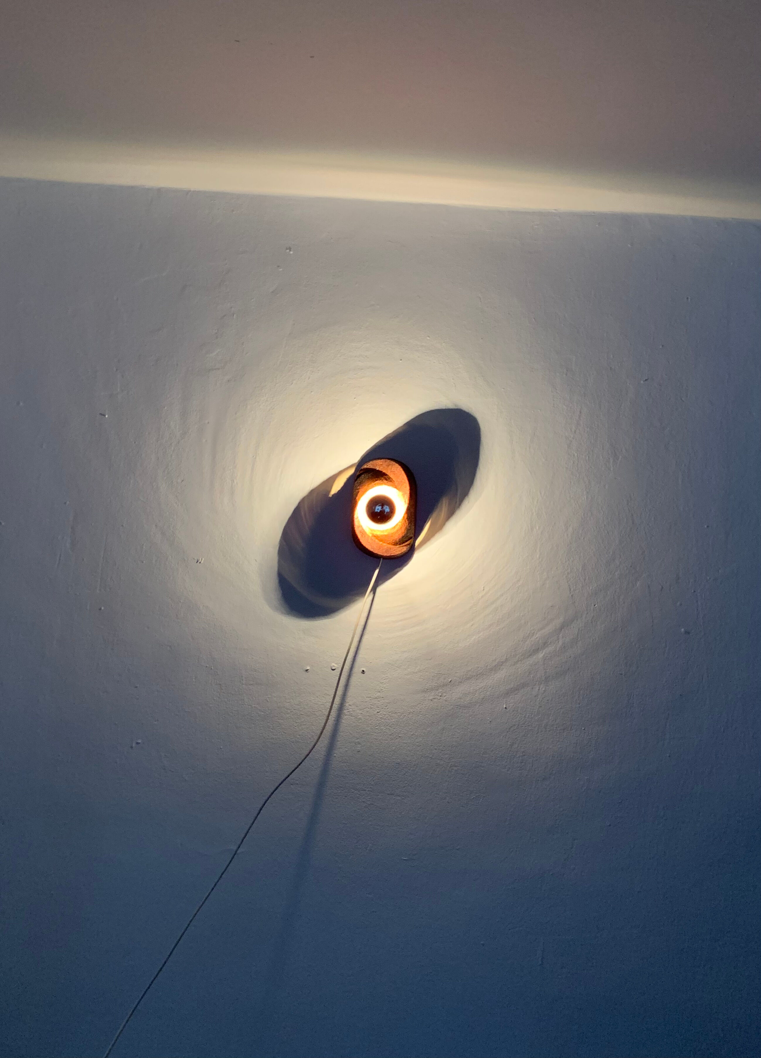 Danish ceramic wall lamp