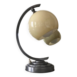 Art Deco lamp in yellow opaline glass