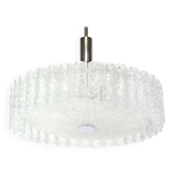 Lustre à tubes de glace en verre Murano par Doria, Allemagne, années 1970