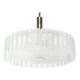 Large glass tube chandelier from Murano by Doria, Germany, 1970s.