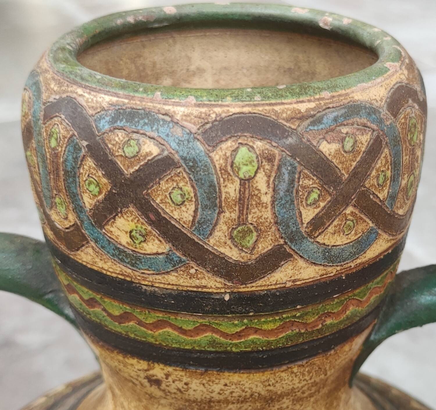 Antique large amphora vase Montopoli Arno Italy