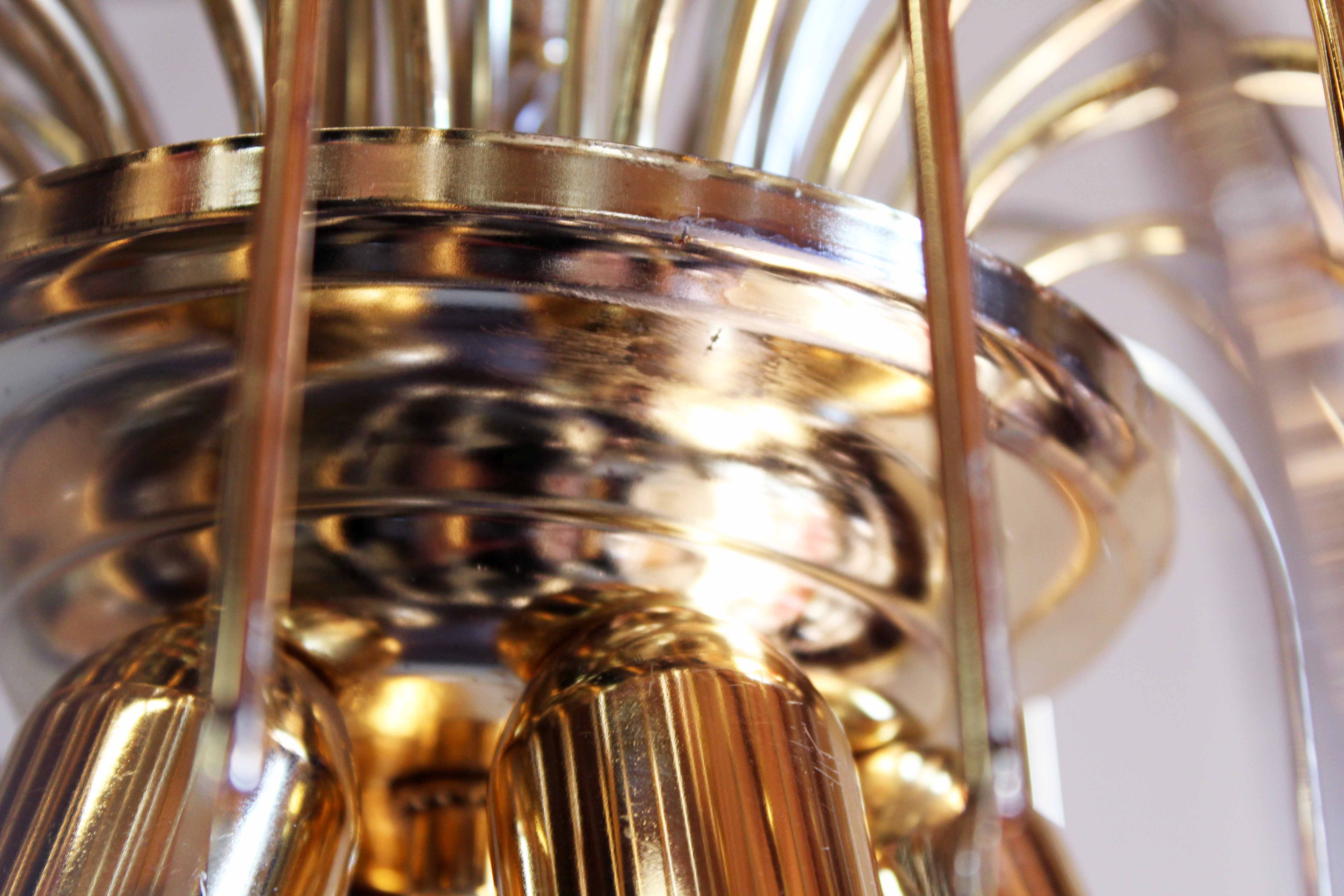 Paolo Venini's "drops" chandelier for Eurolux