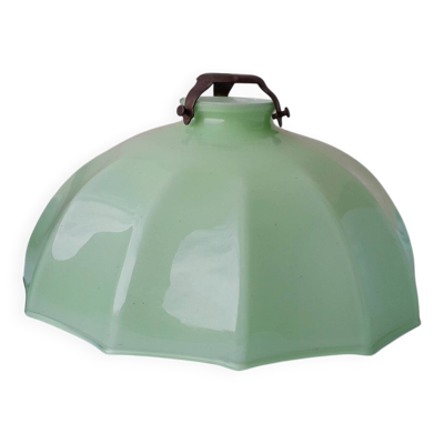 Abat-jour vert Art Déco