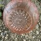Vintage molded glass salad bowl