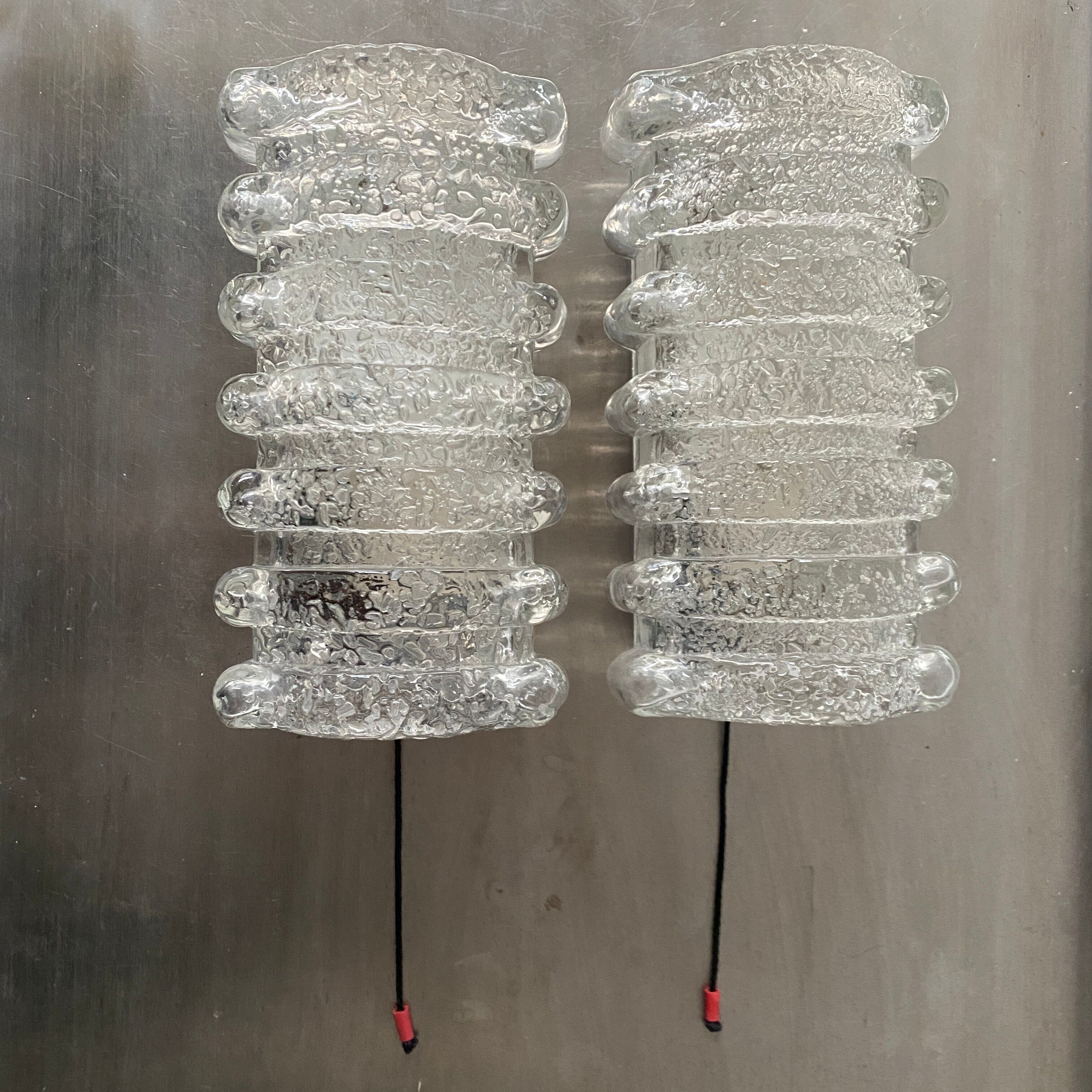 Lot 2 old vintage Limburg wall lamps
