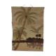 70's jute tapestry with palm trees jungle