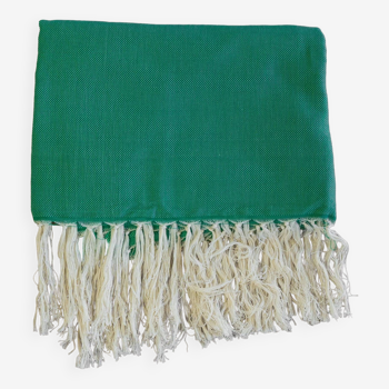 Moroccan blanket 100% cotton - Green