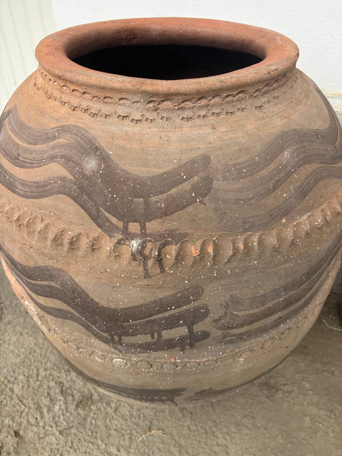 Spanish oil jar, Tinaja, 18th century.