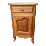 Vintage solid wood bedside table