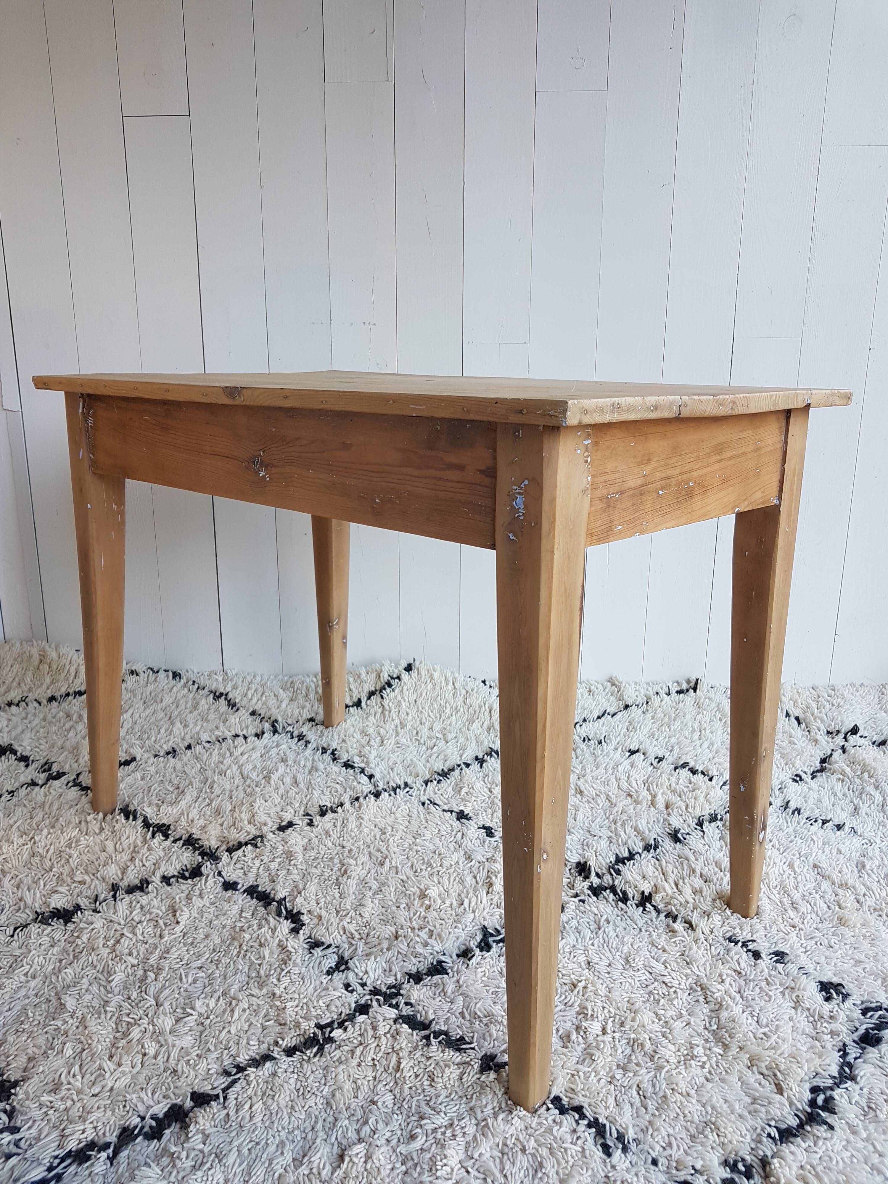 Renovated wooden table
