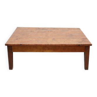 Antique wooden coffee table – original patina