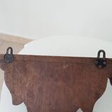 Paire d'étagères anciennes en bois sculpté