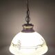 Suspension opaline art nouveau