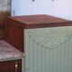 Renovated antique Art Deco sideboard – Lizard Green (Pure & Paint)