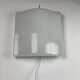 Set of 4 midcentury space age wavy wall lamp by Guzzini,model 5359