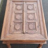 Old wooden coffee table