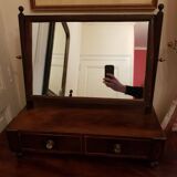 19th century psychic table mirror