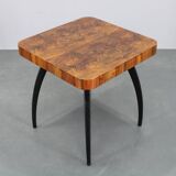 1940 Jindrich Halabala "Spider" Coffee Table in Walnut Finish, Czechoslovak