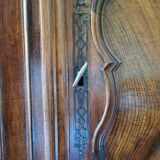 Lyonese walnut wardrobe from the 18th century.