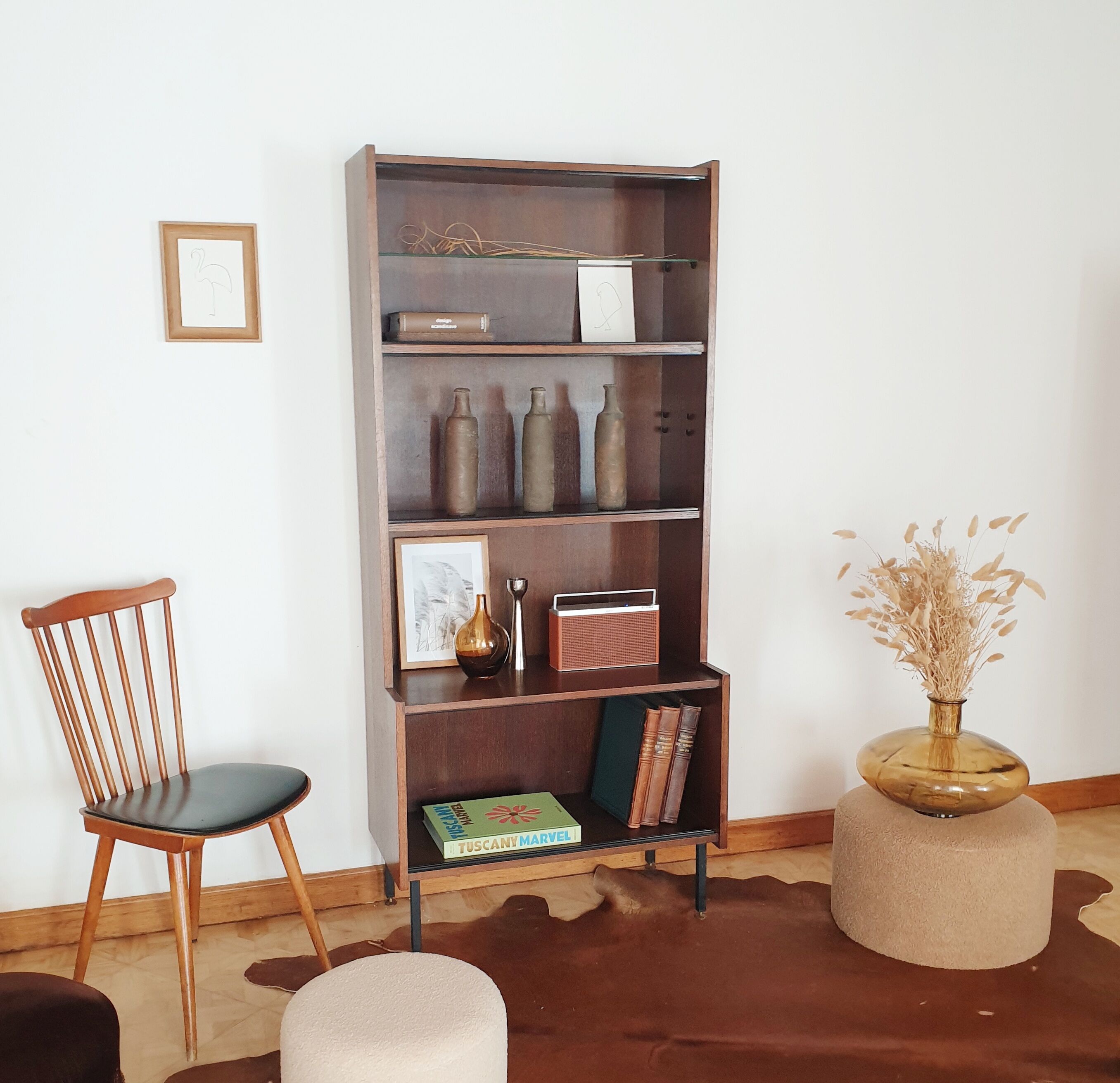 Vintage library 50s / 60s modernist