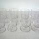 Set of 8 vintage cut crystal water glasses.