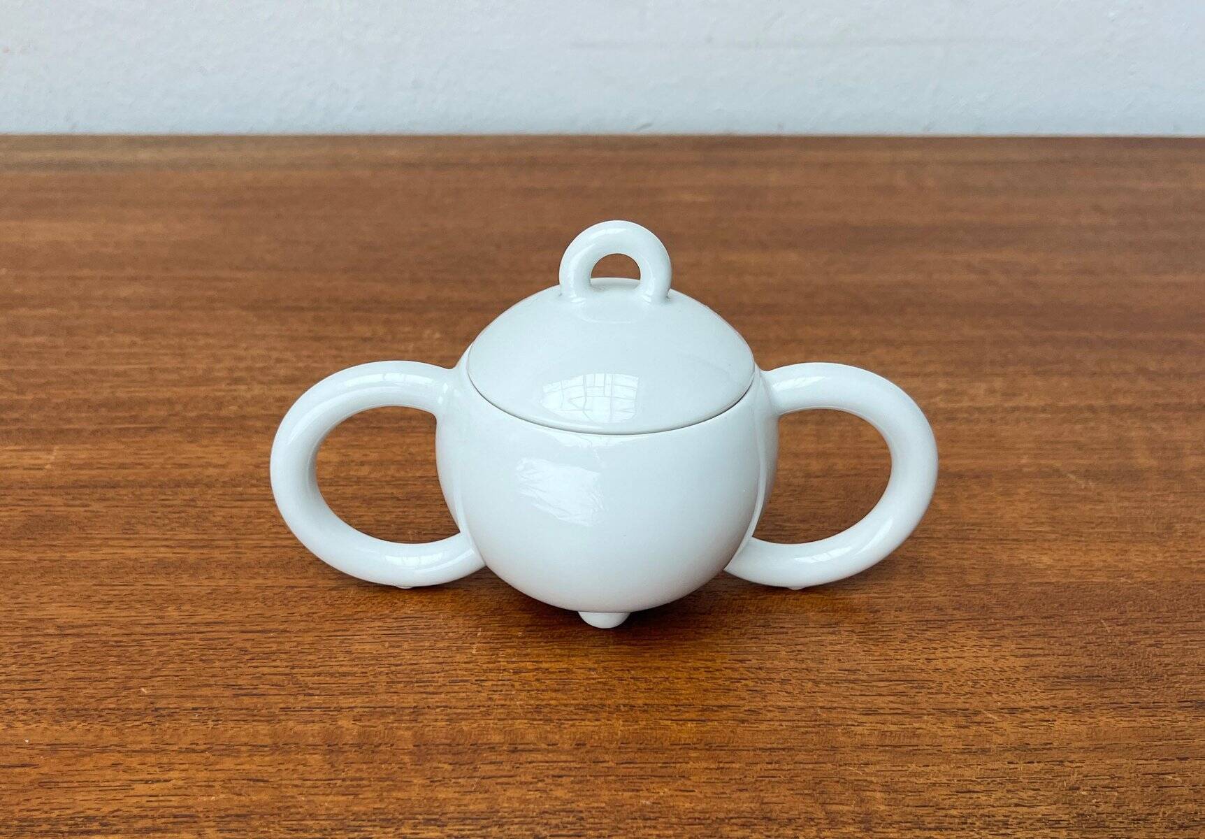 Vintage German sugar bowl Postmodern Fantasia Series by Matteo Thun for Arzberg, 1980s