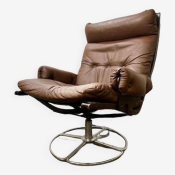 Siège simple suédois vintage / fauteuil / chaise longue