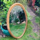 Vintage golden mirror 110x68cm