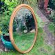 Vintage golden mirror 110x68cm