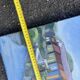 Painting signed by Esther Durand – Colourful huts by the water – Oil on
