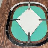 Bauhaus mirror in chrome-plated steel