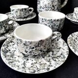 Apilco porcelain coffee service for Geneviève Lethu