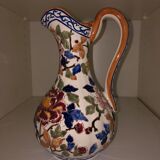 Peony decoration pitcher Gien