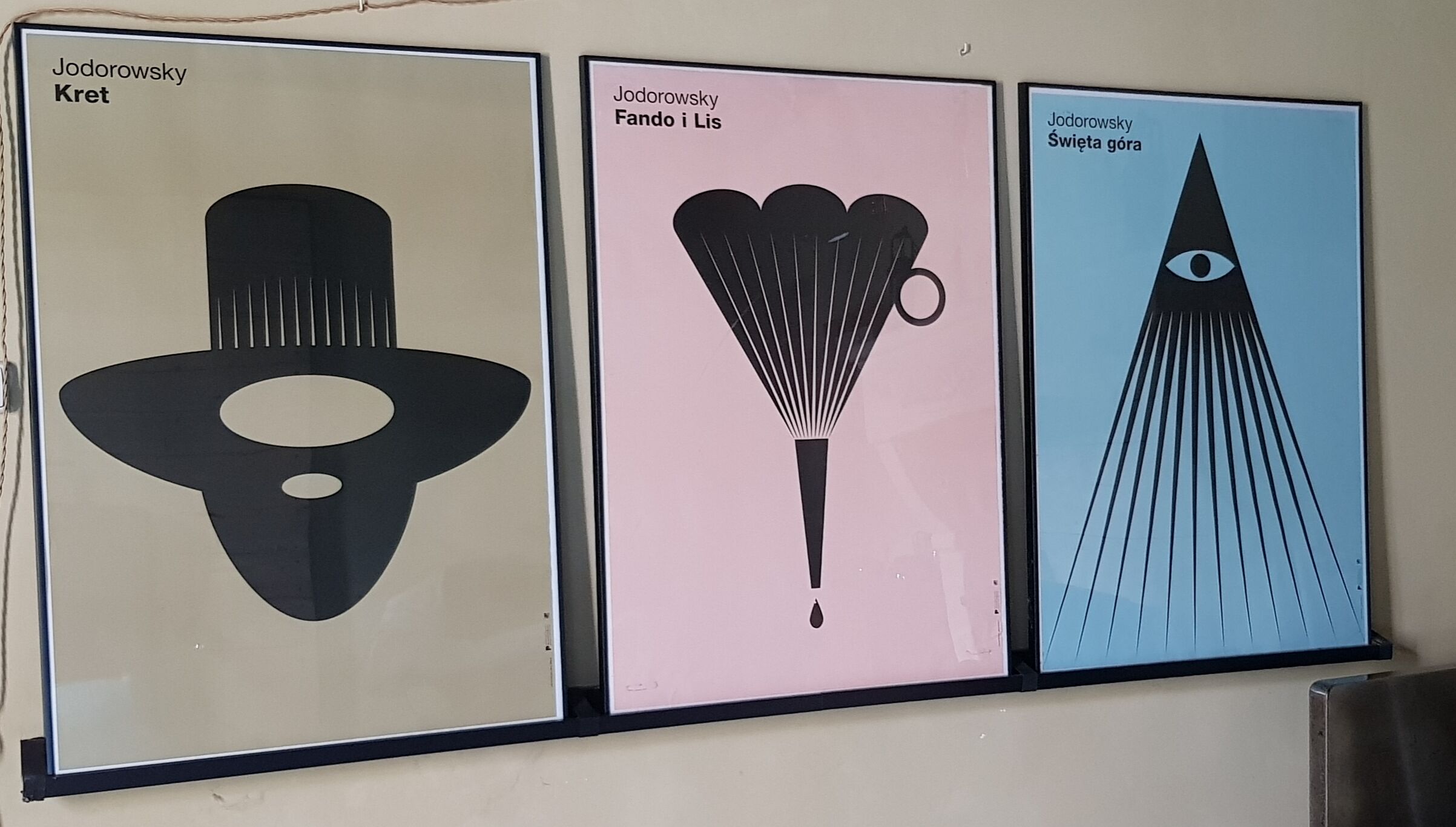 Tryptic Jodorowsky movie posters