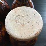 Lot of 4 flamed sandstone cups