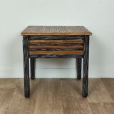 80' rattan bedside tables